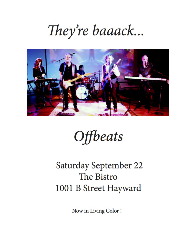 Offbeats 9.22.18 at the Bistro